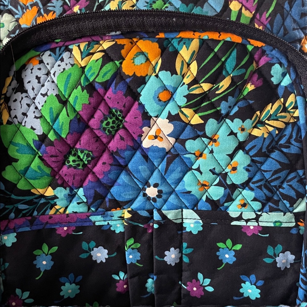 VERA BRADLEY Midnight Blues Campus Backpack | EUC - Picture 3 of 10
